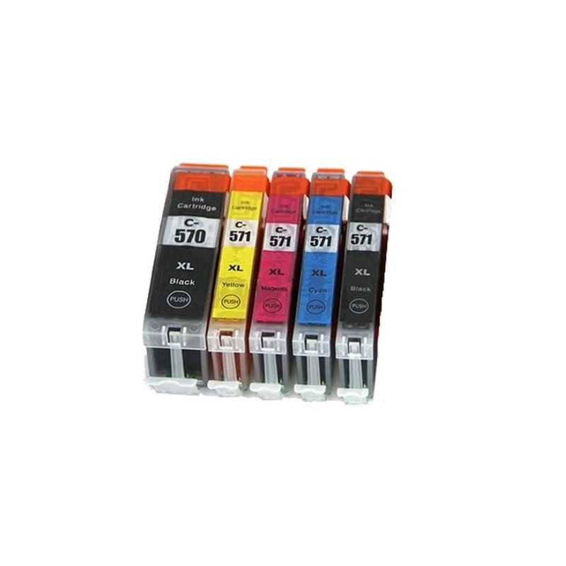 Tintenpatrone kompatibel zu Canon PGI-570/CLI-571 XL C/M/Y mit Chip Multipack Tintenpatrone kompatibel zu Canon PGI-570/CLI-571 XL C/M/Y mit Chip Multipack