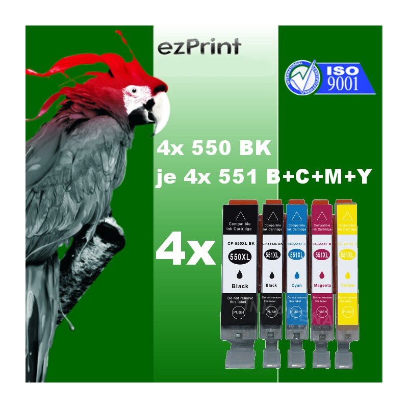 20x Tintenpatrone kompatibel zu Canon PGI550XLBK/CLI551XL C/M/Y mit Chip Multipack 20x Tintenpatrone kompatibel zu Canon PGI550XLBK/CLI551XL C/M/Y mit Chip Multipack